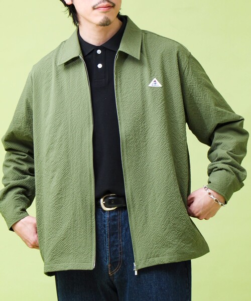 GEVACO（ゲバコ）の「【GEVACO/ゲバコ】ジップアップ シャツジャケット（ブルゾン・メンズ・オリーブ/ホワイト系その他・M/L）」の15枚目の写真