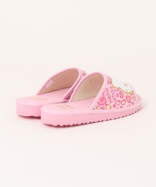VIBGYOR(ヴィブジョー)の「【Sanrio】KTハート&ヒョウ レディスコンフォートサンダル SA4252(MA)(サンダル・レディース・ゴールド/ブラック/ピンク/ホワイト・M/LL/L)」の5枚目の写真