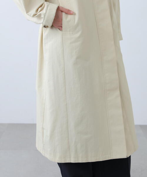FREE'S MART（フリーズマート）の「スタンドカラーロングトレンチコート（トレンチコート・レディース・ホワイト/ベージュ/ネイビー・SMALL/MEDIUM）」の21枚目の写真