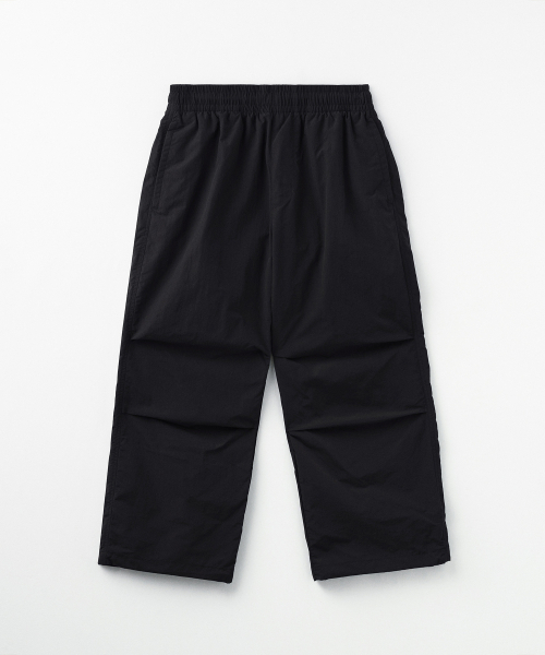 MUSINSA STANDARD KIDS（ムシンサスタンダードキッズ）の「ナイロンバンディングパラシュートパンツ[ブラック]（スウェットパンツ・レディース・その他・100/110/120/130/140/150/160）」の3枚目の写真