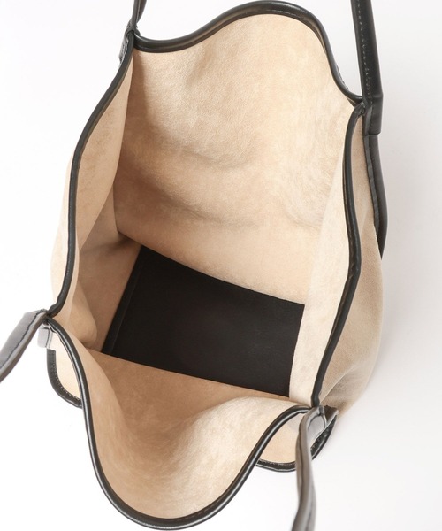 GEORGE'S(ジョージズ)の「IOMMI スウェードBAG(ハンドバッグ・レディース・ブラック/ベージュ・FREE)」の8枚目の写真