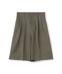 EDITION | Super120'sウォッシャブルウール タックショートパンツ(その他パンツ)