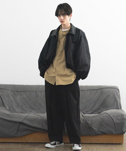 CRAFT STANDARD BOUTIQUE（クラフトスタンダードブティック）の「バルーンMA-1（ブルゾン・メンズ・グレイッシュベージュ/ブラック・L/M）」の9枚目の写真