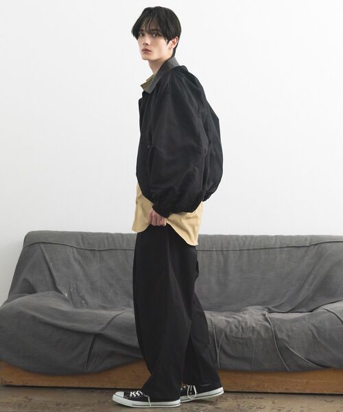 CRAFT STANDARD BOUTIQUE（クラフトスタンダードブティック）の「バルーンMA-1（ブルゾン・メンズ・グレイッシュベージュ/ブラック・L/M）」の11枚目の写真