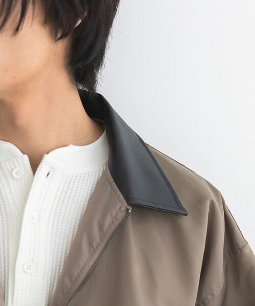 CRAFT STANDARD BOUTIQUE（クラフトスタンダードブティック）の「バルーンMA-1（ブルゾン・メンズ・グレイッシュベージュ/ブラック・L/M）」の17枚目の写真