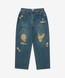 [SOOBIN着用] RING-SPUN WIDE DENIM PANTS