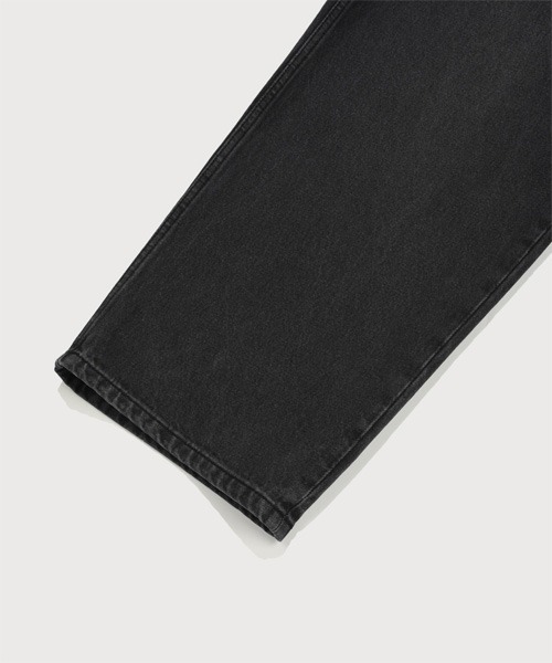 COVERNAT（カバーナット）の「[SOOBIN着用] RING-SPUN WIDE DENIM PANTS（デニムパンツ・メンズ・ブラック/ダークインディゴブルー/ライトインディゴブルー/ブルーグリーン・X-SMALL/SMALL/MEDIUM/LARGE/X-LARGE）」の9枚目の写真