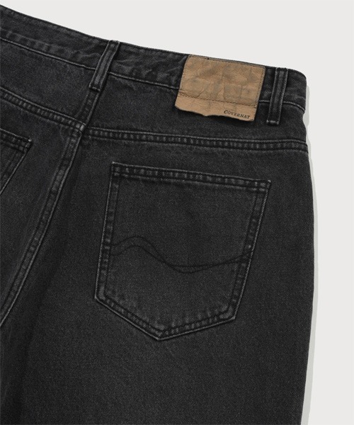 COVERNAT（カバーナット）の「[SOOBIN着用] RING-SPUN WIDE DENIM PANTS（デニムパンツ・メンズ・ブラック/ダークインディゴブルー/ライトインディゴブルー/ブルーグリーン・X-SMALL/SMALL/MEDIUM/LARGE/X-LARGE）」の10枚目の写真