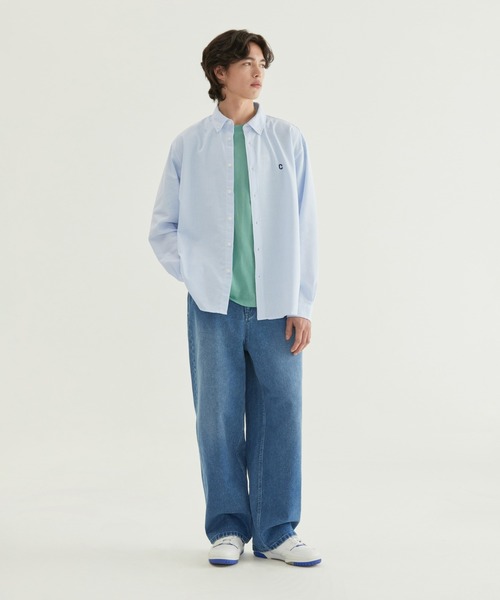 COVERNAT（カバーナット）の「[SOOBIN着用] RING-SPUN WIDE DENIM PANTS（デニムパンツ・メンズ・ブラック/ダークインディゴブルー/ライトインディゴブルー/ブルーグリーン・X-SMALL/SMALL/MEDIUM/LARGE/X-LARGE）」の13枚目の写真