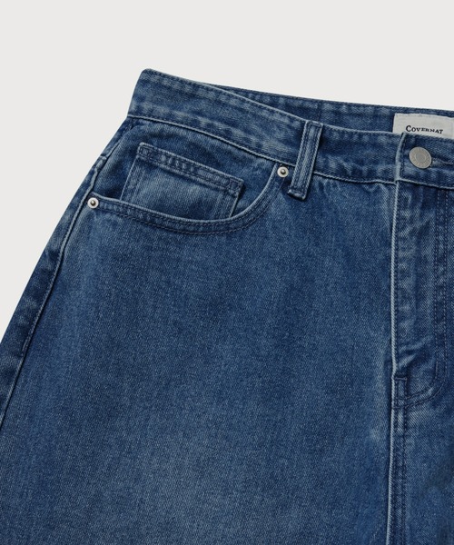 COVERNAT（カバーナット）の「[SOOBIN着用] RING-SPUN WIDE DENIM PANTS（デニムパンツ・メンズ・ブラック/ダークインディゴブルー/ライトインディゴブルー/ブルーグリーン・X-SMALL/SMALL/MEDIUM/LARGE/X-LARGE）」の20枚目の写真
