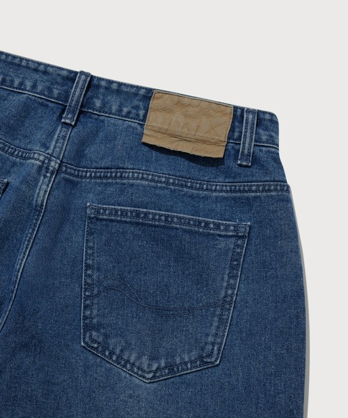COVERNAT（カバーナット）の「[SOOBIN着用] RING-SPUN WIDE DENIM PANTS（デニムパンツ・メンズ・ブラック/ダークインディゴブルー/ライトインディゴブルー/ブルーグリーン・X-SMALL/SMALL/MEDIUM/LARGE/X-LARGE）」の22枚目の写真
