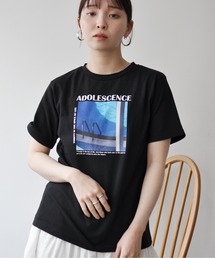 Meli rich（メリーリッチ）の「カラーフォトプリントコンパクトＴ（Tシャツ/カットソー）」