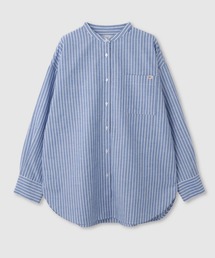 NAVY | NAVY　リネンブレンドバンドカラールーズシャツ(シャツ/ブラウス)