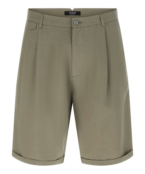 Guess(ゲス)の「TAYLOR Chino Shorts ハーフパンツ ショートパンツ(チノパンツ・メンズ・カーキ・33inch/31inch/30inch/29inch/28inch)」の4枚目の写真