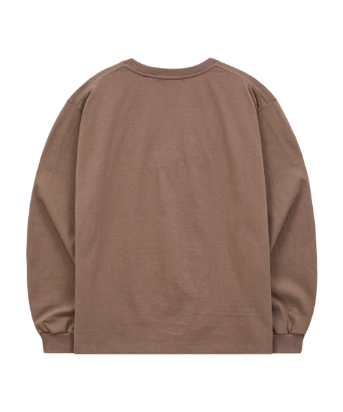 HOODHOOD（フッドフッド）の「スプレーエイリアンロングスリーブTシャツブラウン（Tシャツ/カットソー・レディース・その他・1/2）」の6枚目の写真