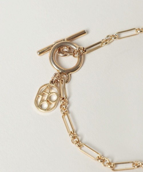 A part by（アパートバイ）の「Apbロゴチェーンブレス（ブレスレット・レディース・ゴールド/シルバー・FREE）」の5枚目の写真