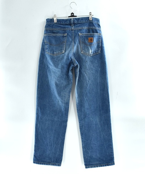 Carhartt（カーハート）の「【USED】Carhartt デニムパンツ（デニムパンツ・メンズ・ブルー・MEDIUM）」の2枚目の写真