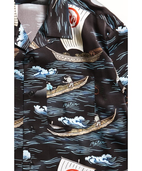 ROTAR（ローター）の「Ocean Current Aloha Shirt（シャツ/ブラウス・メンズ・オフホワイト/ブラック・MEDIUM/LARGE/X-LARGE）」の12枚目の写真