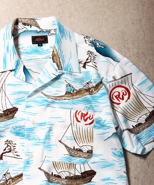 ROTAR（ローター）の「Ocean Current Aloha Shirt（シャツ/ブラウス・メンズ・オフホワイト/ブラック・MEDIUM/LARGE/X-LARGE）」の21枚目の写真