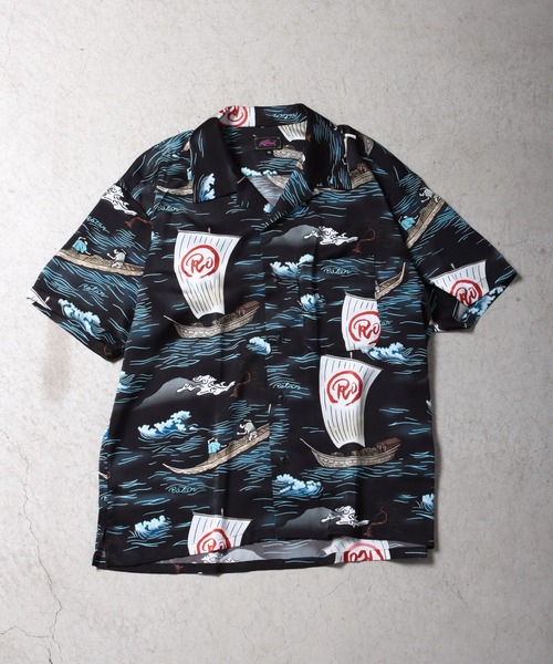 ROTAR（ローター）の「Ocean Current Aloha Shirt（シャツ/ブラウス・メンズ・オフホワイト/ブラック・MEDIUM/LARGE/X-LARGE）」の20枚目の写真