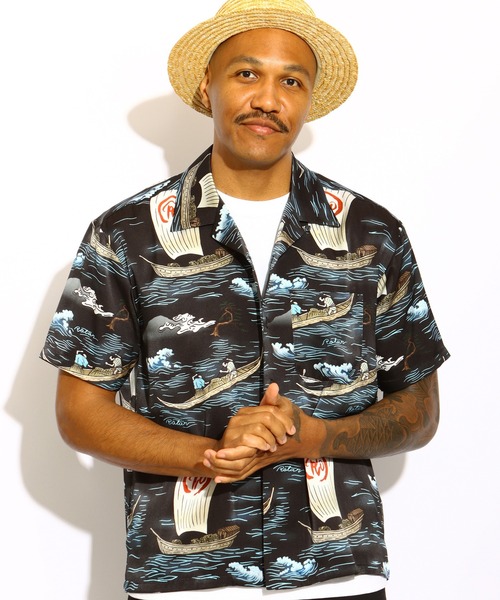 ROTAR（ローター）の「Ocean Current Aloha Shirt（シャツ/ブラウス・メンズ・オフホワイト/ブラック・MEDIUM/LARGE/X-LARGE）」の19枚目の写真