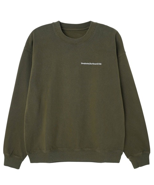 Stockholm Surfboard Club(ストックホルムサーフボードクラブ)の「Stockholm Surfboard Club/ストックホルムサーフボードクラブ/Tree/TU1(スウェット・メンズ・オリーブ・M)」の1枚目の写真