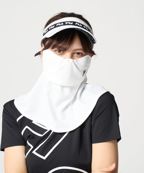 FILA GOLF(フィラゴルフ )の「【FILA GOLF:フィラゴルフ】レディースフェイスカバー フェイスマスク ゴルフ(マスク・レディース・ライトブルー・FREE)」の3枚目の写真