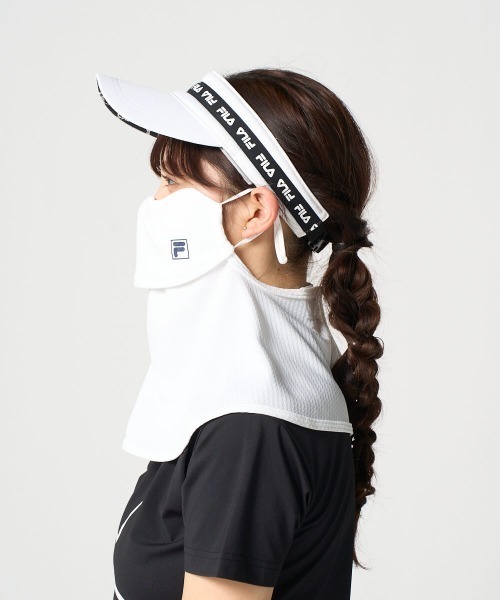 FILA GOLF(フィラゴルフ )の「【FILA GOLF:フィラゴルフ】レディースフェイスカバー フェイスマスク ゴルフ(マスク・レディース・ライトブルー・FREE)」の4枚目の写真