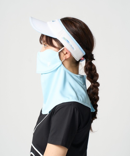 FILA GOLF(フィラゴルフ )の「【FILA GOLF:フィラゴルフ】レディースフェイスカバー フェイスマスク ゴルフ(マスク・レディース・ライトブルー・FREE)」の11枚目の写真