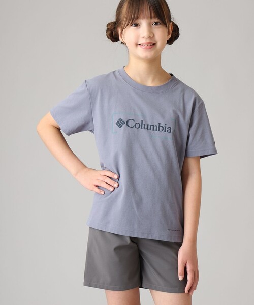 Columbia（コロンビア）の「Columbia/ キッズアイテム/ ユースタイムトゥトレイルトレイルショートスリーブグラフィックTシャツ /コロンビア（Tシャツ/カットソー・キッズ・ホワイト/パープル/グリーン・S/XS/M/L）」の3枚目の写真
