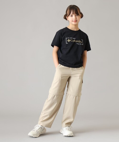Columbia（コロンビア）の「Columbia/ キッズアイテム/ ユースタイムトゥトレイルトレイルショートスリーブグラフィックTシャツ /コロンビア（Tシャツ/カットソー・キッズ・ホワイト/パープル/グリーン・S/XS/M/L）」の15枚目の写真