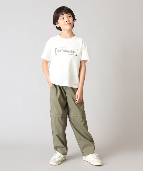 Columbia（コロンビア）の「Columbia/ キッズアイテム/ ユースタイムトゥトレイルトレイルショートスリーブグラフィックTシャツ /コロンビア（Tシャツ/カットソー・キッズ・ホワイト/パープル/グリーン・S/XS/M/L）」の18枚目の写真