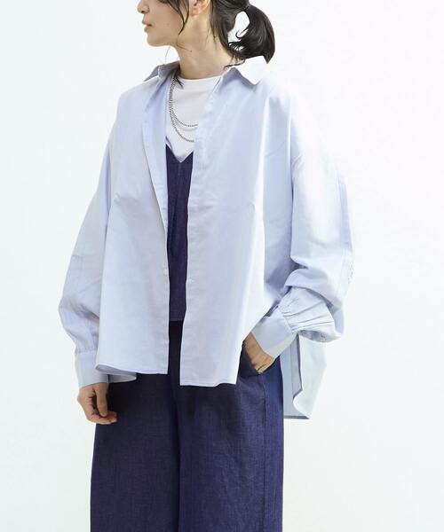 CONVERSE TOKYO(コンバーストウキョウ)の「STAR★ LACE OVERSIZED SHIRT(シャツ/ブラウス・レディース・サックスブルー/ブラック/ホワイト/ピンク・FREE)」の18枚目の写真