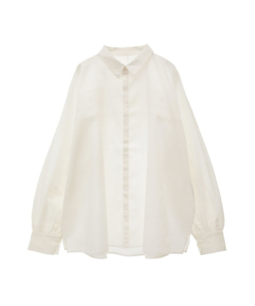 CONVERSE TOKYO(コンバーストウキョウ)の「STAR★ LACE OVERSIZED SHIRT(シャツ/ブラウス・レディース・サックスブルー/ブラック/ホワイト/ピンク・FREE)」の7枚目の写真