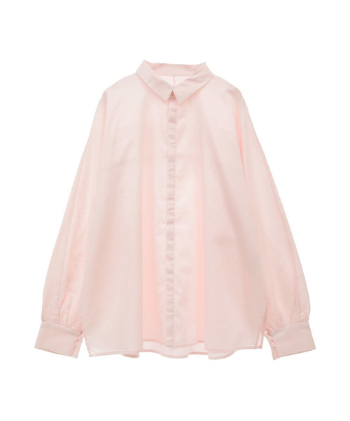 CONVERSE TOKYO(コンバーストウキョウ)の「STAR★ LACE OVERSIZED SHIRT(シャツ/ブラウス・レディース・サックスブルー/ブラック/ホワイト/ピンク・FREE)」の8枚目の写真