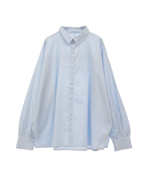 CONVERSE TOKYO(コンバーストウキョウ)の「STAR★ LACE OVERSIZED SHIRT(シャツ/ブラウス・レディース・サックスブルー/ブラック/ホワイト/ピンク・FREE)」の9枚目の写真