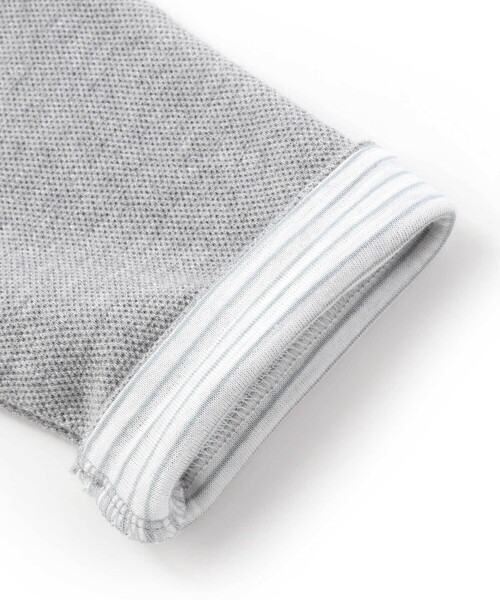 SLAP SLIP（スラップスリップ）の「袖裏ボーダーVネックカーディガン(80~130cm)（カーディガン/ボレロ・キッズ・グレー系その他/ネイビー・80ｃｍ/90cm/110cm/100cm/130cm/120cm）」の19枚目の写真