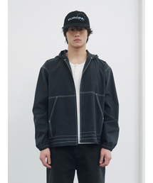 KIJUN MEN（キジュンメンズ）の「Navajo Hooded Jacket Black（ナイロンジャケット）」