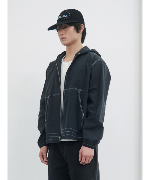 KIJUN MEN(キジュンメンズ)の「Navajo Hooded Jacket Black(ナイロンジャケット・メンズ・その他・MEDIUM/LARGE/X-LARGE)」の9枚目の写真