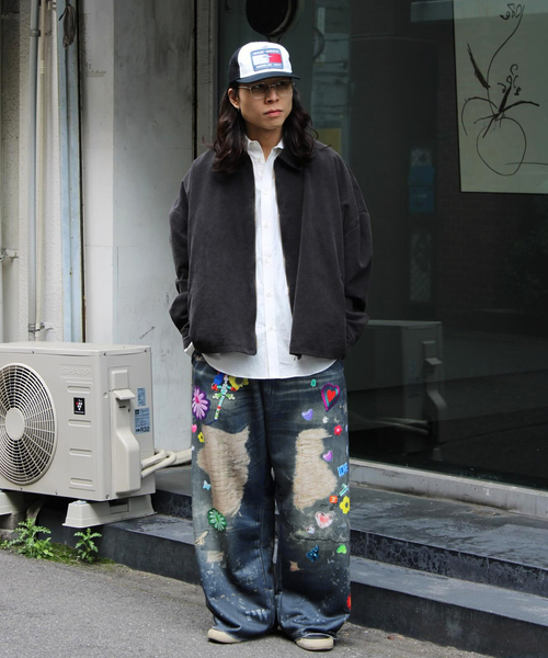 WISM（ウィズム）の「TOY DEVIL / トイデビル Transfer Print Sweat Pants Den（スウェットパンツ・メンズ・その他・2）」の5枚目の写真