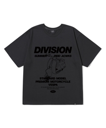PDディビジョン 半袖Tシャツ チャコール