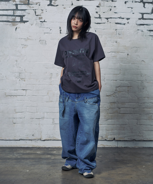 PEID(ペイド)の「PDディビジョン 半袖Tシャツ チャコール(Tシャツ/カットソー・レディース・チャコール・5/6/1/2/3/4)」の3枚目の写真