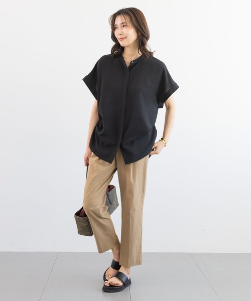 BARNYARDSTORM（バンヤードストーム）の「【『BABALOG』YouTubeご紹介アイテム】BARNYARDSTORM / リネンストレッチスリムパンツ【WEB限定サイズL】＜セットアップ対応＞（その他パンツ・レディース・ベージュ/ブラック・S/L/M）」の19枚目の写真