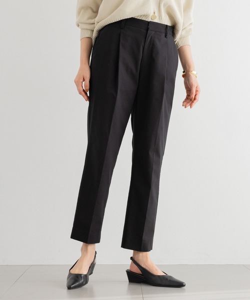 BARNYARDSTORM（バンヤードストーム）の「【『BABALOG』YouTubeご紹介アイテム】BARNYARDSTORM / リネンストレッチスリムパンツ【WEB限定サイズL】＜セットアップ対応＞（その他パンツ・レディース・ベージュ/ブラック・S/L/M）」の5枚目の写真