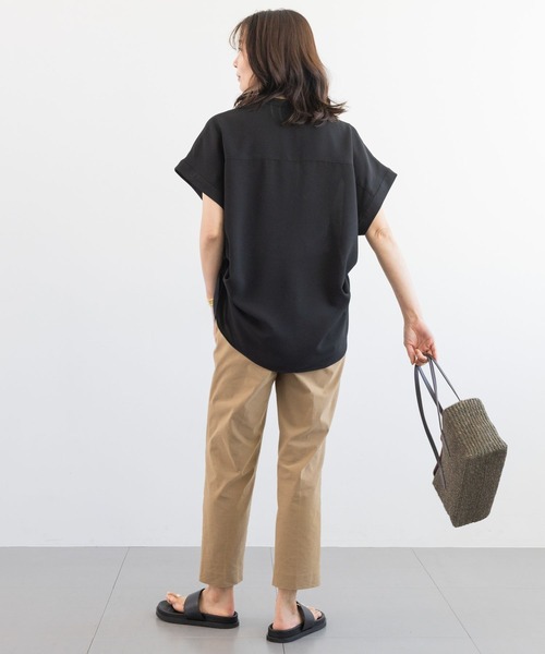 BARNYARDSTORM（バンヤードストーム）の「【『BABALOG』YouTubeご紹介アイテム】BARNYARDSTORM / リネンストレッチスリムパンツ【WEB限定サイズL】＜セットアップ対応＞（その他パンツ・レディース・ベージュ/ブラック・S/L/M）」の15枚目の写真