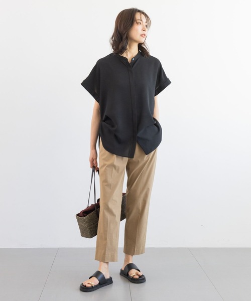 BARNYARDSTORM（バンヤードストーム）の「【『BABALOG』YouTubeご紹介アイテム】BARNYARDSTORM / リネンストレッチスリムパンツ【WEB限定サイズL】＜セットアップ対応＞（その他パンツ・レディース・ベージュ/ブラック・S/L/M）」の20枚目の写真