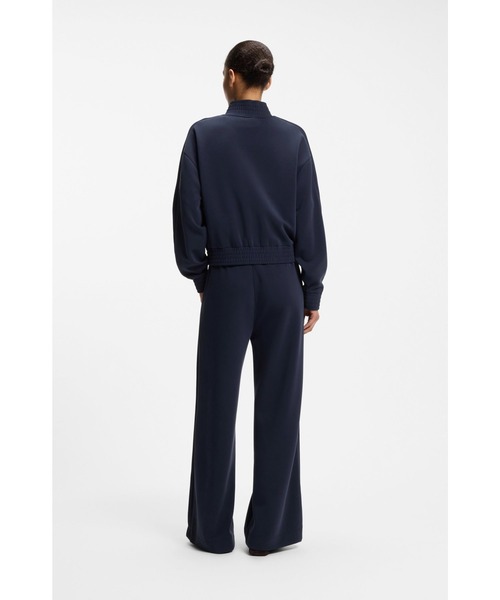 BOSS(ボス)の「リラックスフィット スウェットシャツ パイピングディテール(スウェット・レディース・ダークブルー・L/S/XL/M)」の3枚目の写真