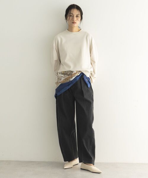 GARAGE OF GOOD CLOTHING（ガレージオブグッドクロージング）の「ミニ裏毛袖ギャザープルオーバー（Tシャツ/カットソー・レディース・グレー系その他/ライトグレー系1・FREE）」の7枚目の写真