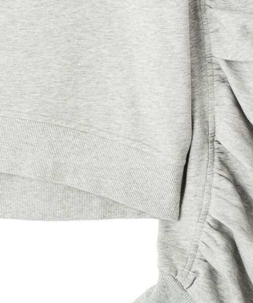 GARAGE OF GOOD CLOTHING（ガレージオブグッドクロージング）の「ミニ裏毛袖ギャザープルオーバー（Tシャツ/カットソー・レディース・グレー系その他/ライトグレー系1・FREE）」の15枚目の写真