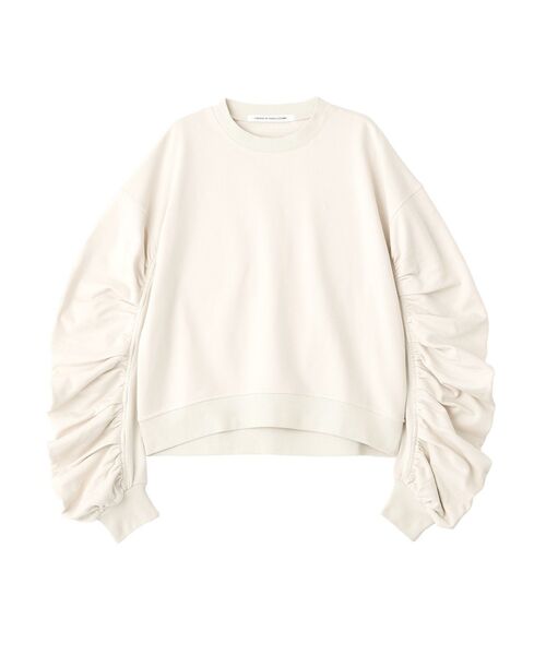 GARAGE OF GOOD CLOTHING（ガレージオブグッドクロージング）の「ミニ裏毛袖ギャザープルオーバー（Tシャツ/カットソー・レディース・グレー系その他/ライトグレー系1・FREE）」の19枚目の写真